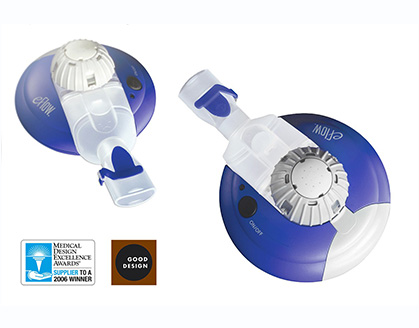 AXSED医疗器械工业设计-Noiseless Micro-Mesh Nebulizer eFLOW